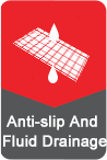 Anti-slip And Fluid Drainage