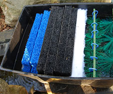 Filter mat for koi aquaculture
